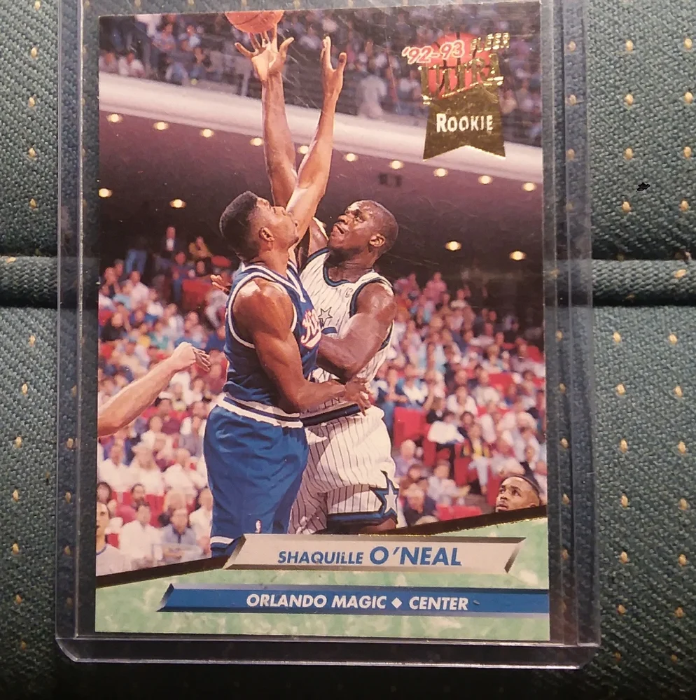 Shaq Fleer Ultra rookie card